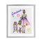 Stupell Industries Fabulous Girl & Dog Framed Print Under Glass, design by Jess Stempel